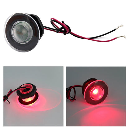 RV / Yacht Walkway Light LED Round Light DC12V (Red Light) - In Car by buy2fix | Online Shopping UK | buy2fix