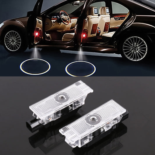 2 PCS XD-D01 Car 3D Door Logo Light Brand Shadow Lights for Dodge Challenger Scat Pack 2015-2018 - In Car by buy2fix | Online Shopping UK | buy2fix