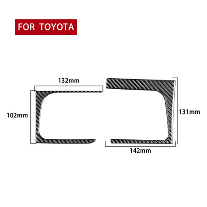 Car Carbon Fiber Side Air Outlet Decorative Sticker for Toyota Highlander 2014-2019, Left Drive - In Car by buy2fix | Online Shopping UK | buy2fix