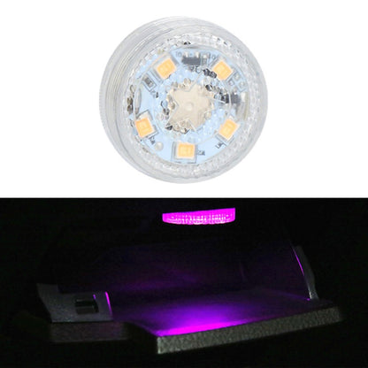 Car LED Interior Touch Light with A Button Battery (Pink Light) - In Car by buy2fix | Online Shopping UK | buy2fix