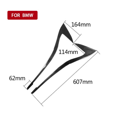 Car Carbon Fiber Light Eyebrow Decorative Sticker for BMW 3 Series G20/G28/325Li/330d/335 2019-2020, Left and Right Drive Universal -  by buy2fix | Online Shopping UK | buy2fix