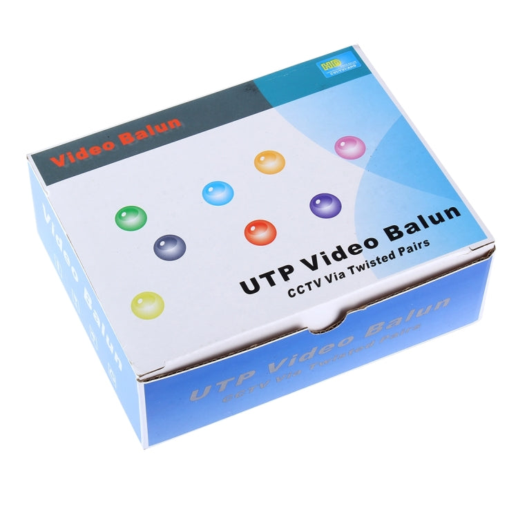 HD208 HD-CVI/TVI/AHD CCTV 8CH Passive Video Balun - Security by buy2fix | Online Shopping UK | buy2fix