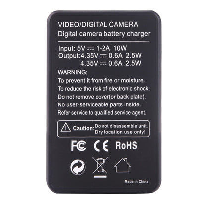 AHDBT-501 LCD Screen Dual Batteries Charger for GoPro HERO5 with Displays Charging Capacity - Charger by buy2fix | Online Shopping UK | buy2fix