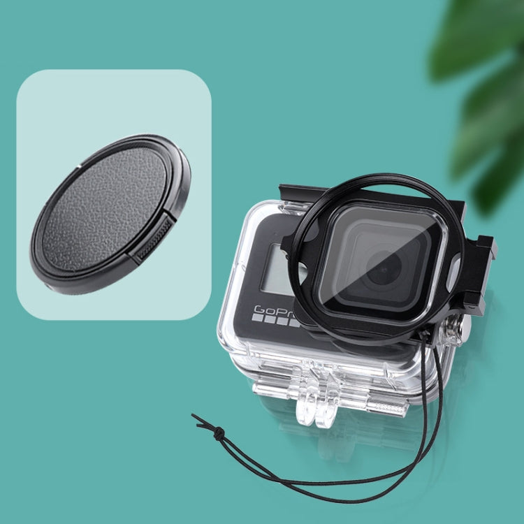 RUIGPRO for GoPro HERO8 58mm Filter Adapter Ring + Waterproof Case with Lens Cap - Waterproof Cases by RUIGPRO | Online Shopping UK | buy2fix