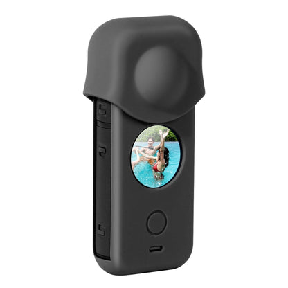 Full Body Dust-proof Silicone Protective Case for Insta360 ONE X2 (Black) - DJI & GoPro Accessories by buy2fix | Online Shopping UK | buy2fix