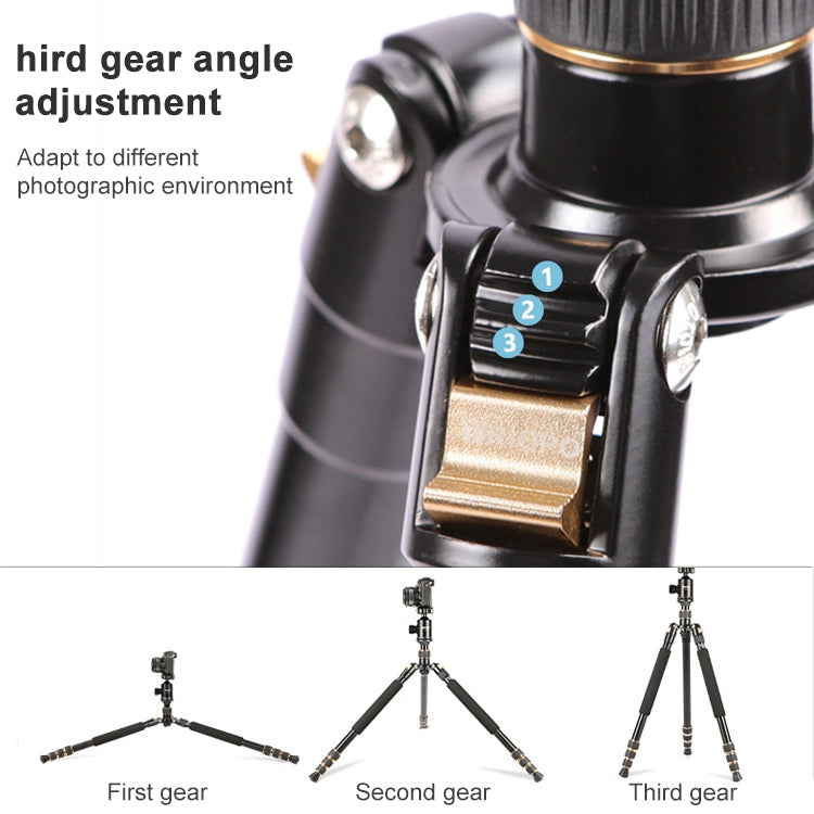TRIOPO 554 Adjustable Portable  Aluminum Alloy Tripod with D-2A Ball Head for SLR Camera - Camera Accessories by TRIOPO | Online Shopping UK | buy2fix