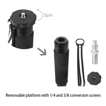 BEXIN P306C Portable Travel Outdoor DSLR Camera Carbon Fiber Monopod Holder (Black) - Camera Accessories by BEXIN | Online Shopping UK | buy2fix