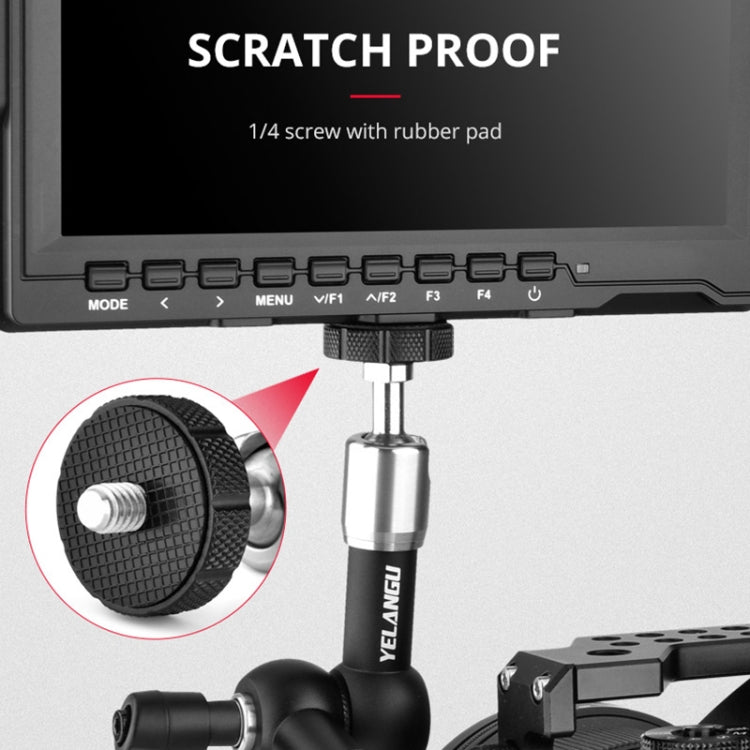 YELANGU 7 inch Adjustable Friction Articulating Magic Arm (Black) - Camera Gimbal by YELANGU | Online Shopping UK | buy2fix