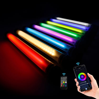 LUXCeO P7RGB Pro Colorful Photo LED Stick Video Light APP Control Adjustable Color Temperature Waterproof Handheld LED Fill Light with Remote Control -  by LUXCeO | Online Shopping UK | buy2fix