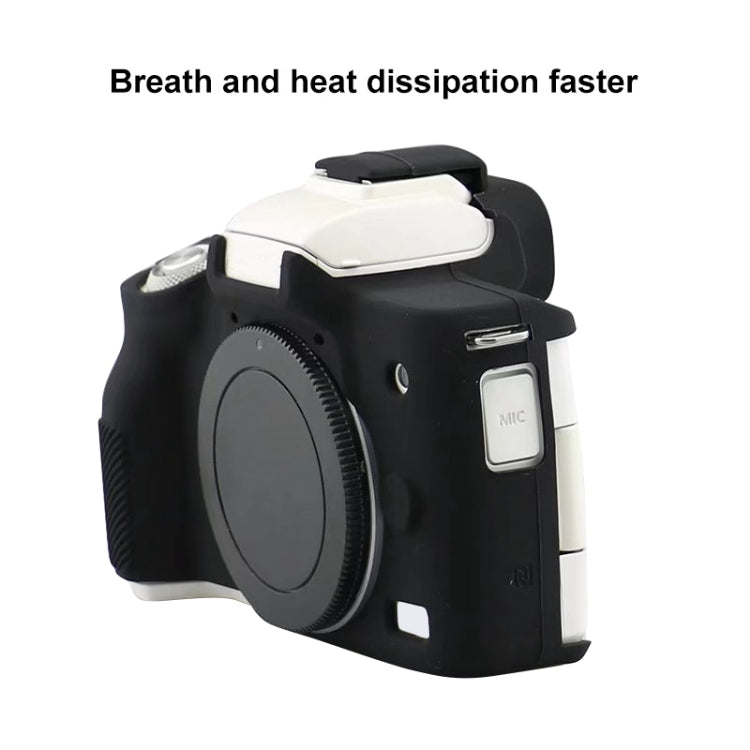 Soft Silicone Protective Case for Canon EOS M50 Mark II / M50 II (Black) - Camera Accessories by buy2fix | Online Shopping UK | buy2fix