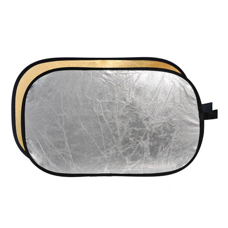 Godox FT01 2 in 1 Gold / Silver Oval Folding Reflector Board, Size: 60 x 90cm -  by Godox | Online Shopping UK | buy2fix