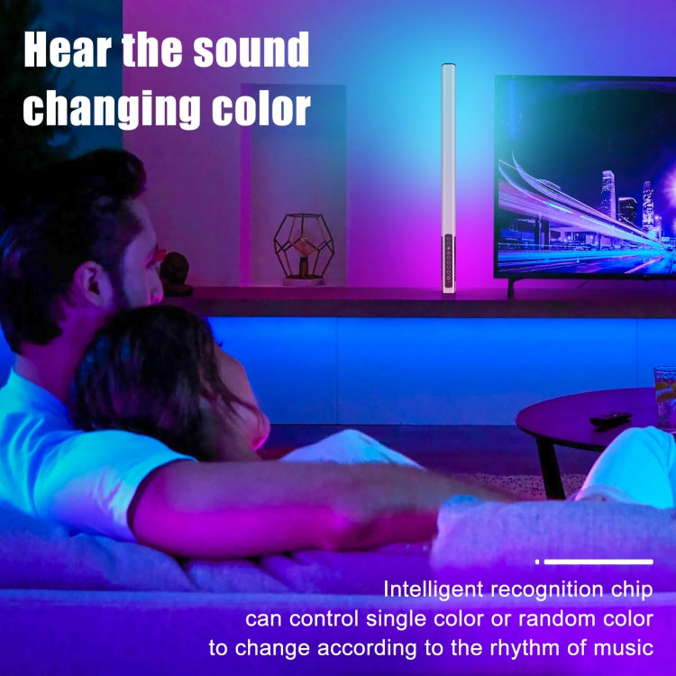 LUXCeO Mood1 85cm RGB Colorful Atmosphere Rhythm LED Stick Handheld Video Photo Fill Light with Tripod - Camera Accessories by LUXCeO | Online Shopping UK | buy2fix