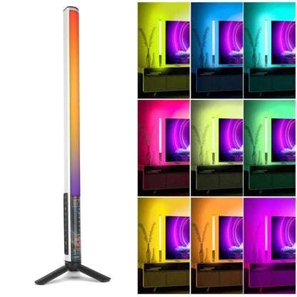 LUXCeO Mood1 50cm RGB Colorful Atmosphere Rhythm LED Stick Handheld Video Photo Fill Light with Tripod - Camera Accessories by LUXCeO | Online Shopping UK | buy2fix