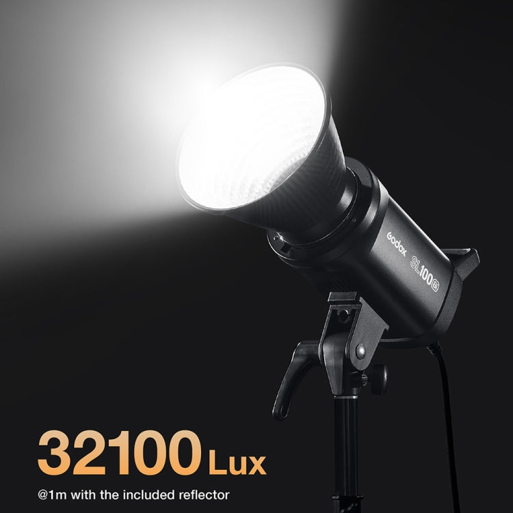 Godox SL100BI 100W 2800-6500K LED Light Studio Continuous Photo Video Light(EU Plug) - Camera Accessories by Godox | Online Shopping UK | buy2fix
