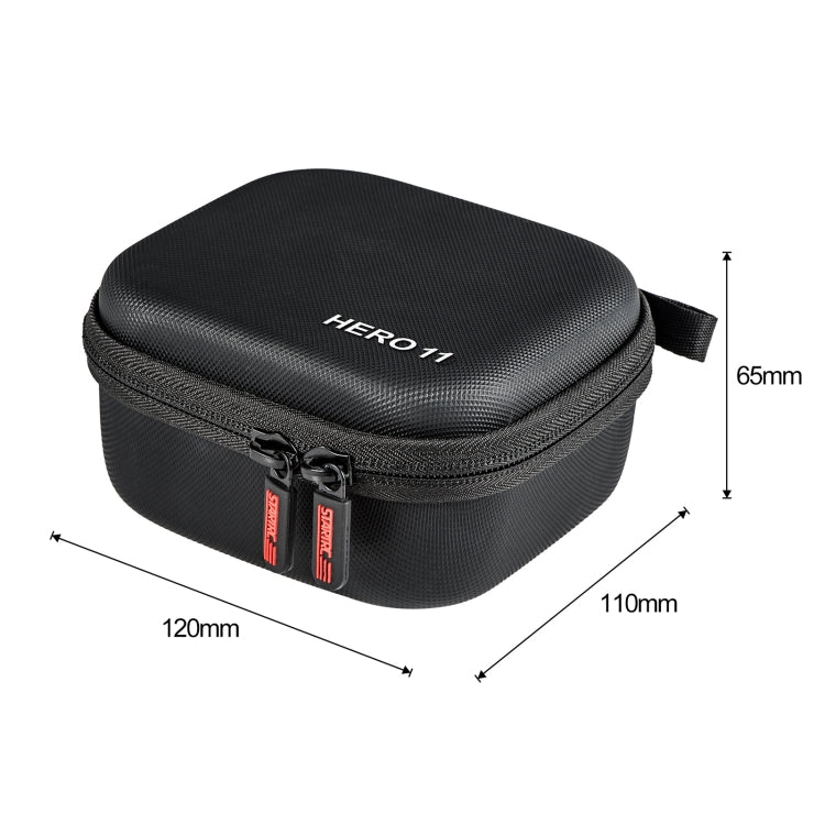 For GoPro Hero11 Black STARTRC Diamond Texture PU Leather Storage Bag (Black) - DJI & GoPro Accessories by STARTRC | Online Shopping UK | buy2fix