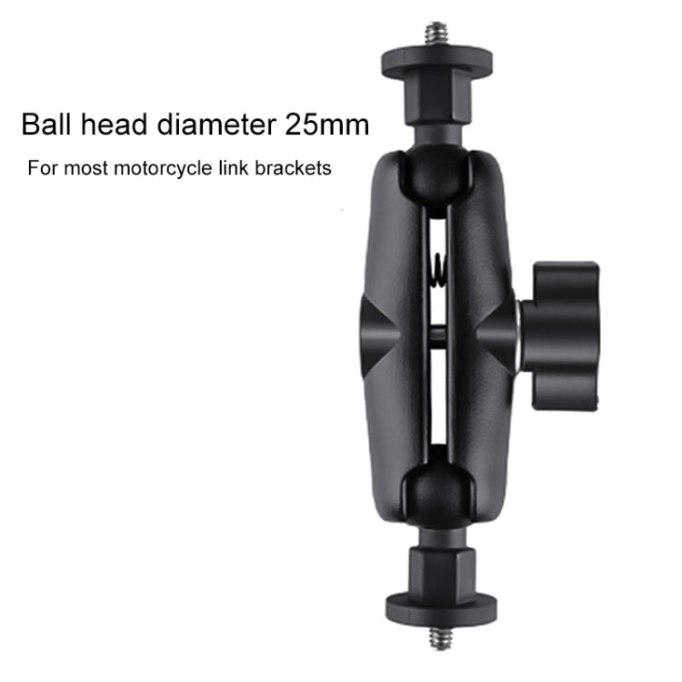 25mm 1/4 inch Screw ABS Ball Head Adapter Mount(Black) - Mount & Holder by buy2fix | Online Shopping UK | buy2fix