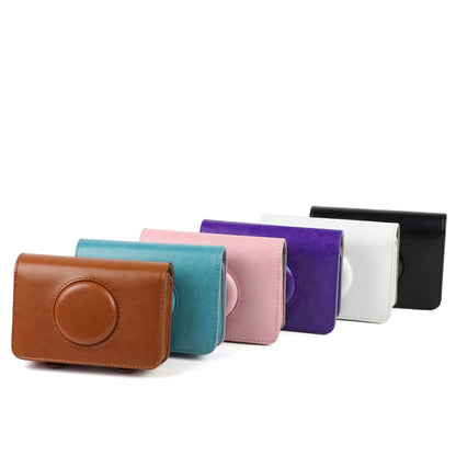 Solid Color PU Leather Case for Polaroid Snap Touch Camera (Purple) - Camera Accessories by buy2fix | Online Shopping UK | buy2fix
