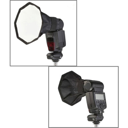 20cm Universal Octangle Style Flash Folding Soft Box, Without Flash Light Holder(Black + White) - Camera Accessories by buy2fix | Online Shopping UK | buy2fix