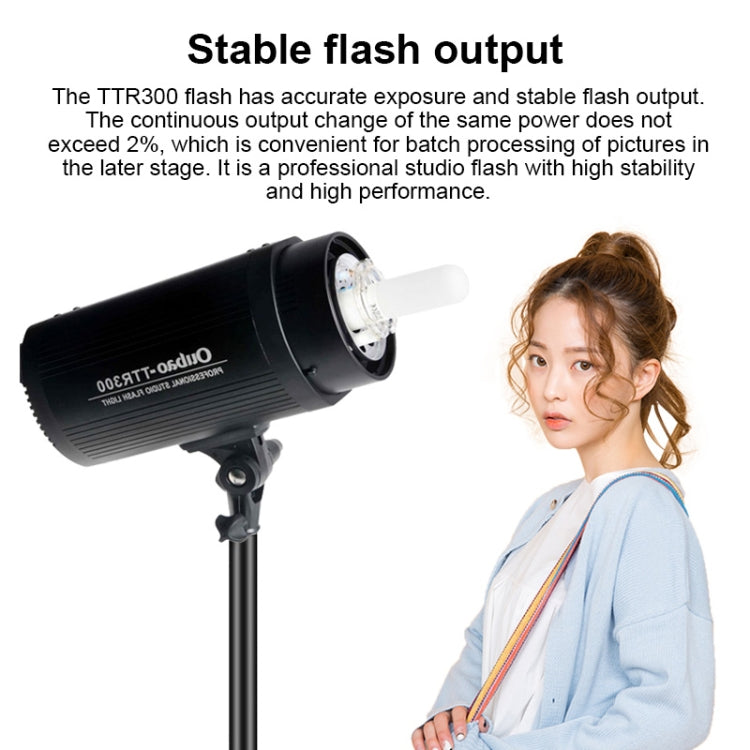 TRIOPO Oubao TTR300W Studio Flash with E27 150W Light Bulb - Shoe Mount Flashes by TRIOPO | Online Shopping UK | buy2fix