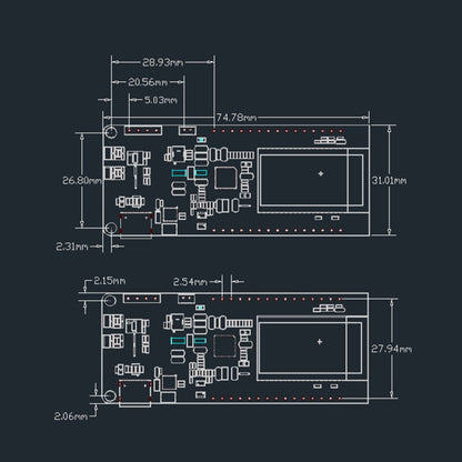 TTGO T-PCIE ESP32-WROVER-B AXP192 Chip WiFi Bluetooth Nano Card SIM Series Module 4MB Hardware Composable Development Board - Module by TTGO | Online Shopping UK | buy2fix