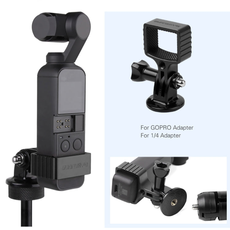 Sunnylife OP-Q9195 Metal Adapter + Tripod + Extending Rod for DJI OSMO Pocket - DJI & GoPro Accessories by Sunnylife | Online Shopping UK | buy2fix