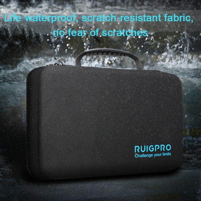 RUIGPRO Shockproof Waterproof Portable Case Box for DJI Osmo Action, Size: 28cm x 19.7cm x 6.8cm(Black) - Case & Bags by RUIGPRO | Online Shopping UK | buy2fix