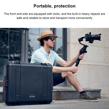 PGYTECH P-RH-001 Shockproof Waterproof Explosion-proof Hard Box Carrying Case for DJI Ronin-S, Size: 63.4x50.3cm(Black) - DJI & GoPro Accessories by PGYTECH | Online Shopping UK | buy2fix