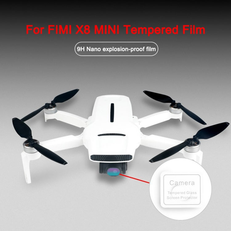 RCSTQ 3 PCS Anti-Scratch Tempered Glass Lens Film for FIMI X8 Mini Drone Camera -  by RCSTQ | Online Shopping UK | buy2fix