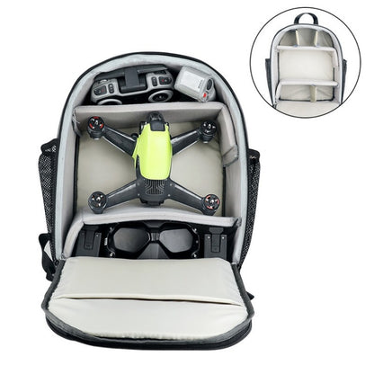 RCSTQ Backpack Shoulders Bag Storage Outdoor Travel Bag for DJI FPV Combo(Black) - DJI & GoPro Accessories by RCSTQ | Online Shopping UK | buy2fix