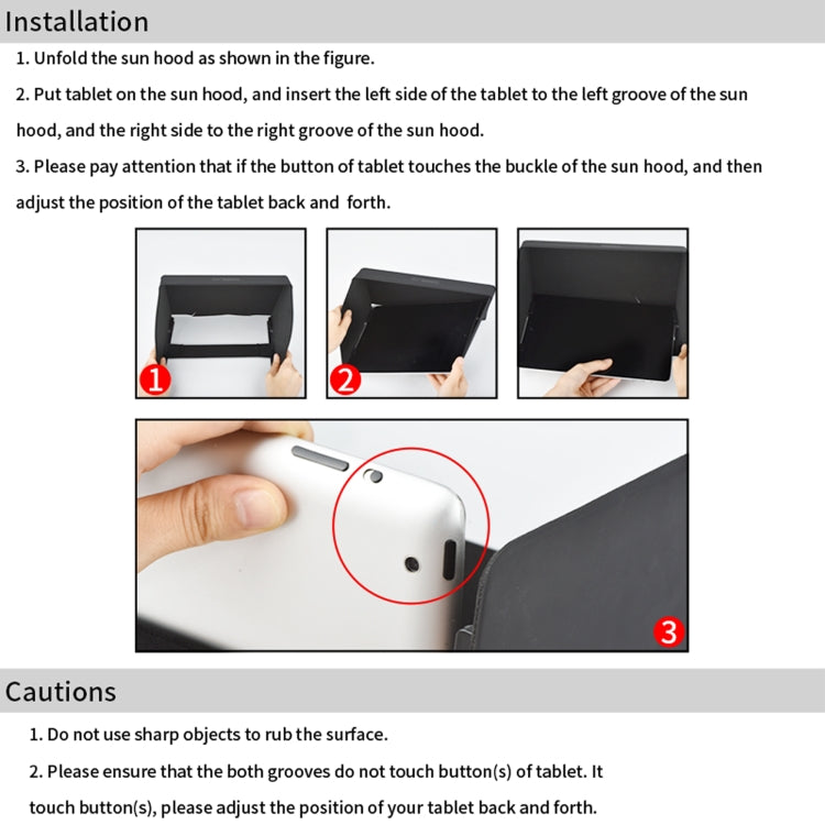 STARTRC Tablet PC Foldable Controller Sunshade for DJI FPV / Mavic Mini / Air / Air 2 / Air 2S / Mini 2 / Phantom 3 / Phantom 4 - DJI & GoPro Accessories by STARTRC | Online Shopping UK | buy2fix