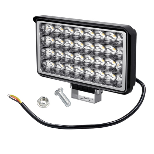 WUPP CS-1242A1 Car 4 inch Square 32LEDs Highlight Work Light Modified Front Bumper Lamp Spotlight - In Car by WUPP | Online Shopping UK | buy2fix