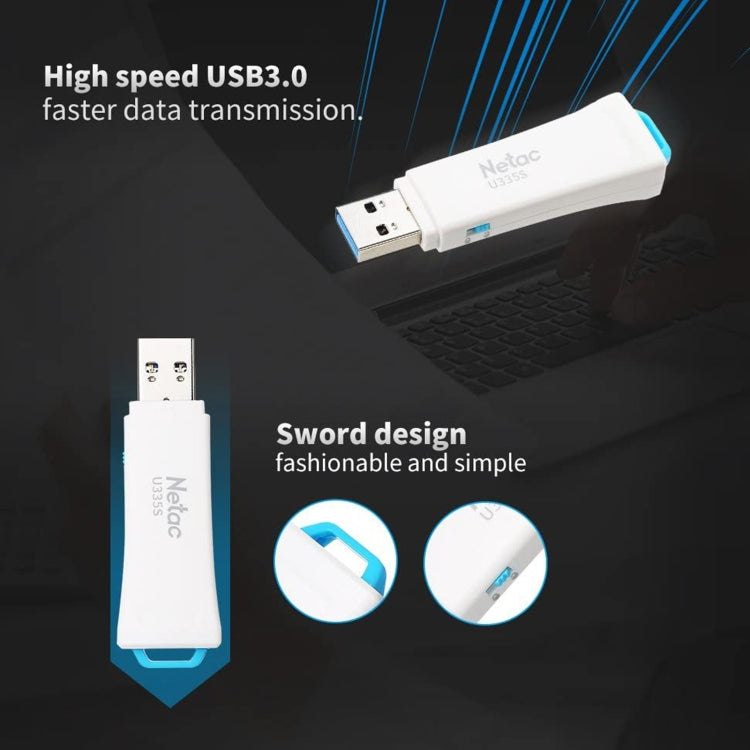 Netac U335S USB 3.0 High Speed Antivirus Write Protection USB Flash Drives U Disk, Capacity:32GB - USB Flash Drives by Netac | Online Shopping UK | buy2fix