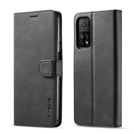 For Xiaomi Redmi Note 10 / Note 10S LC.IMEEKE Calf Texture Horizontal Flip Leather Case with Holder & Card Slots & Wallet(Black) - Xiaomi Cases by LC.IMEEKE | Online Shopping UK | buy2fix