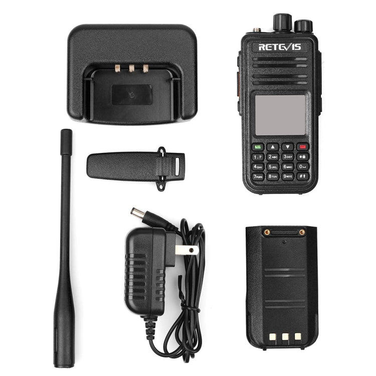 RETEVIS RT3S 136-174MHz + 400-480MHz 3000CH Handheld DMR Digital Two Way Radio Walkie Talkie, GPS Version - Handheld Walkie Talkie by RETEVIS | Online Shopping UK | buy2fix