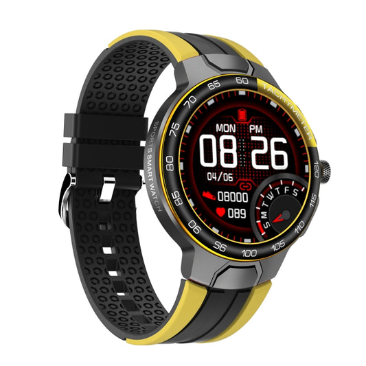 E15 1.28 inch IPS Color Screen IP68 Waterproof Smart Wristband, Support Menstrual Cycle Reminder / Heart Rate Monitoring / Sleep Monitoring(Yellow) - Smart Wear by buy2fix | Online Shopping UK | buy2fix