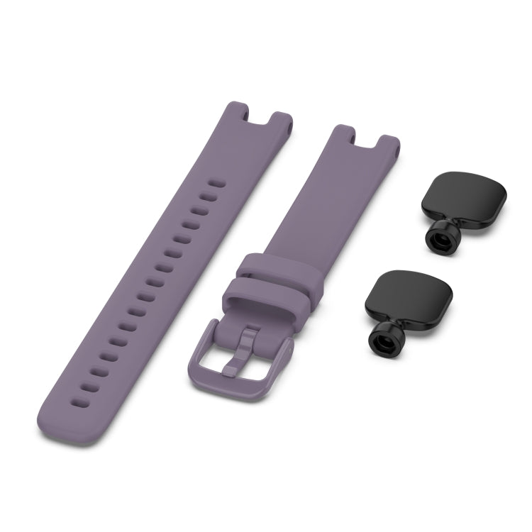 For Garmin Lily Silicone Watch Band with Dismantling Tools(Purple) - Smart Wear by buy2fix | Online Shopping UK | buy2fix