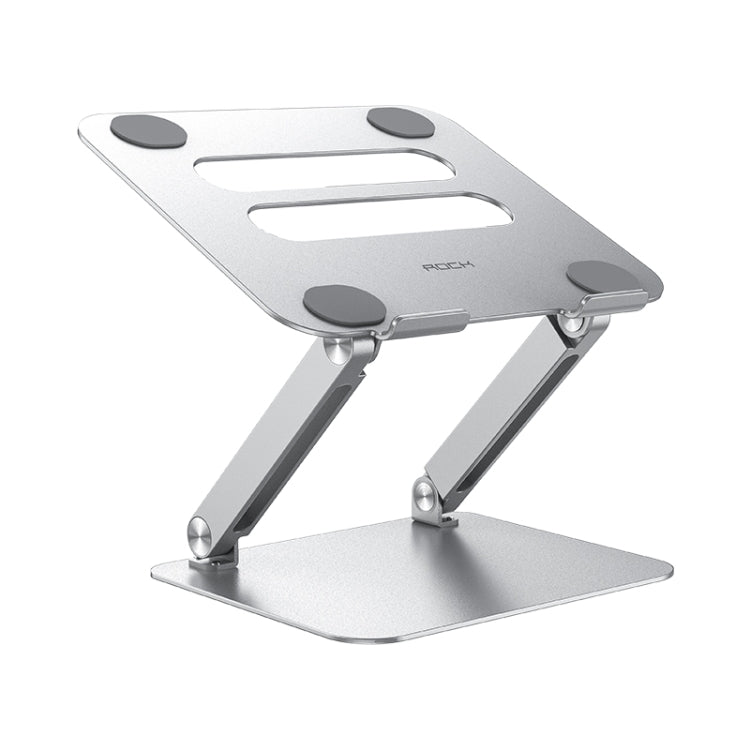 ROCK RPH0972 Aluminum Alloy Liftable Laptop Cooling Bracket(Silver) - MacBook Holder by ROCK | Online Shopping UK | buy2fix