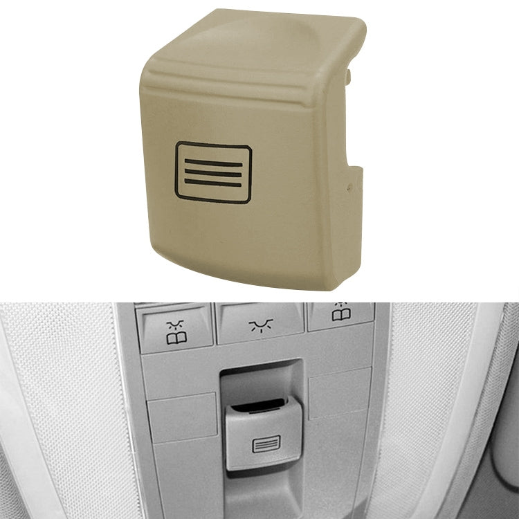Car Sunroof Switch Button Dome Light Button for Mercedes-Benz W204 / X204 2008-2015(Deerskin Beige) - In Car by buy2fix | Online Shopping UK | buy2fix