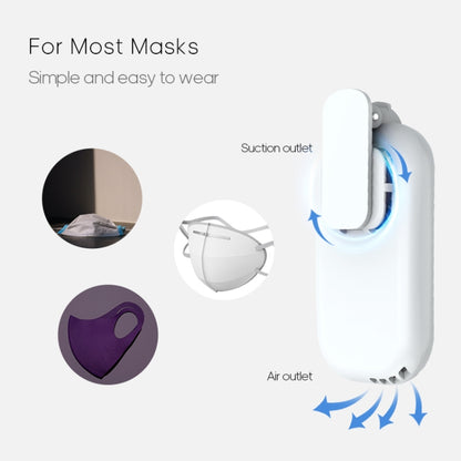 BP245 Mini Portable Electric Mask Air Fan, 2 Speed Adjustment(White) - Consumer Electronics by buy2fix | Online Shopping UK | buy2fix