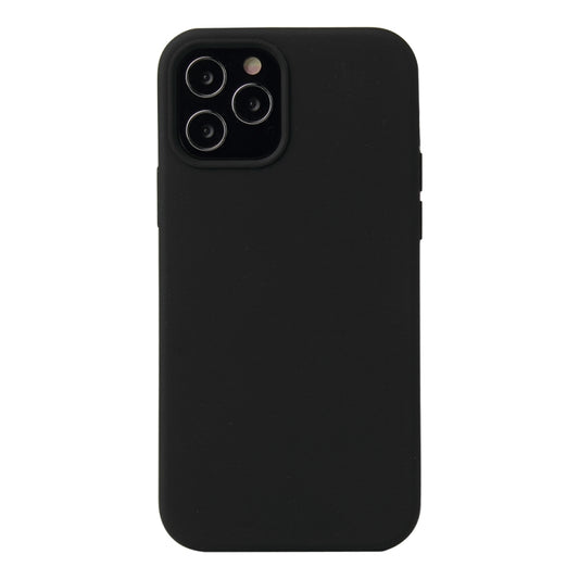 For iPhone 13 mini Solid Color Liquid Silicone Shockproof Protective Case (Black) - iPhone 13 mini Cases by buy2fix | Online Shopping UK | buy2fix