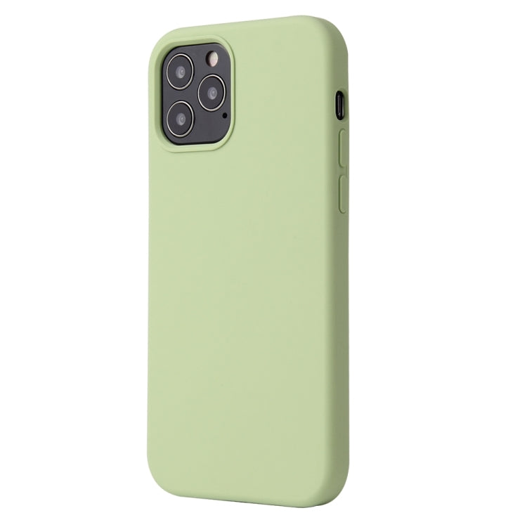 For iPhone 13 Solid Color Liquid Silicone Shockproof Protective Case(Matcha Green) - iPhone 13 Cases by buy2fix | Online Shopping UK | buy2fix