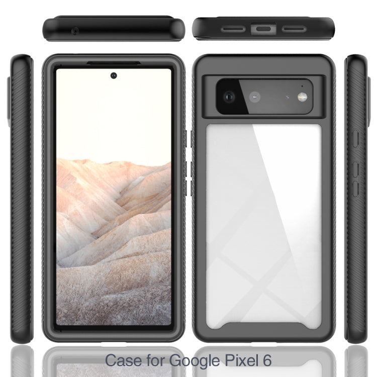 For Google Pixel 6 Starry Sky Solid Color Series Shockproof PC + TPU Case(Black) - Mobile Accessories by buy2fix | Online Shopping UK | buy2fix