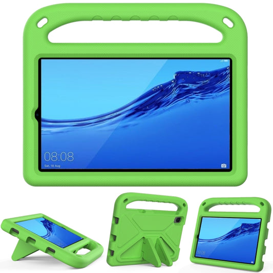 For Huawei MediaPad M5 Lite 8.0 inch Handle Portable EVA Shockproof Anti Falling Protective Case with Triangle Holder(Green) - Huawei by buy2fix | Online Shopping UK | buy2fix