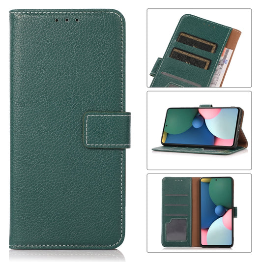 For Nokia G20 Litchi Texture PU + TPU Horizontal Flip Leather Case with Holder & Card Slots & Wallet(Green) - Nokia Cases by buy2fix | Online Shopping UK | buy2fix