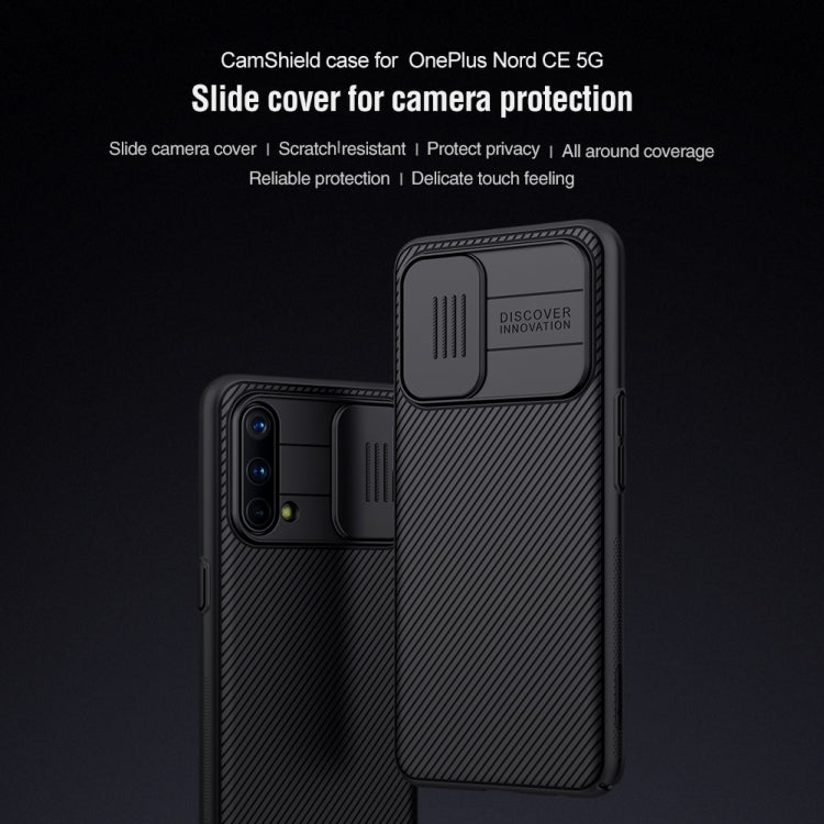 For OnePlus Nord CE 5G NILLKIN Black Mirror Series Camshield Full Coverage Dust-proof Scratch Resistant PC Case(Blue) - OnePlus Cases by NILLKIN | Online Shopping UK | buy2fix