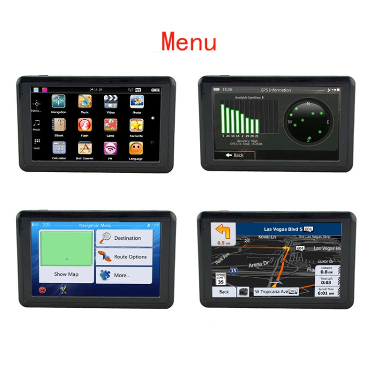 Q5 Car 5 inch HD TFT Touch Screen GPS Navigator Support TF Card / MP3 / FM Transmitter, Specification:Africa Map - In Car by buy2fix | Online Shopping UK | buy2fix