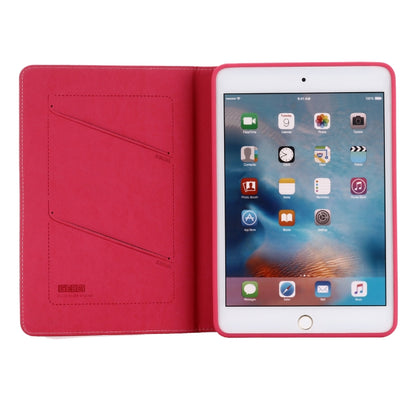 For iPad Mini 2019 & 4 & 3 & 2 & 1 GEBEI PU+TPU Horizontal Flip Protective Case with Holder & Card Slots(Red) - iPad mini (2019) / mini 5 Cases by GEBEI | Online Shopping UK | buy2fix