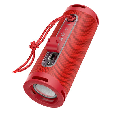 hoco HC9 Bluetooth 5.1 Dazzling Pulse Sports Bluetooth Speaker(Red) - Desktop Speaker by hoco | Online Shopping UK | buy2fix