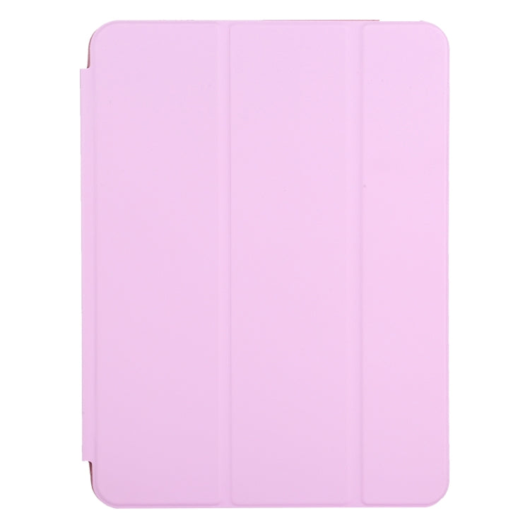 For iPad mini 6 3-fold Horizontal Flip Smart Leather Tablet Case with Sleep / Wake-up Function & Holder(Pink) - Apple Accessories by buy2fix | Online Shopping UK | buy2fix