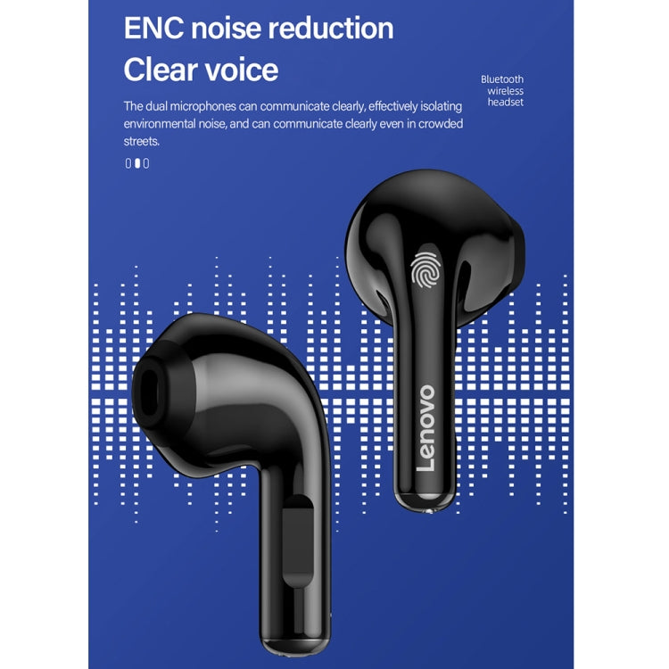 Lenovo LP12 Bluetooth 5.0 ENC Noise Reduction Wireless Bluetooth Earphone(White) - Bluetooth Earphone by Lenovo | Online Shopping UK | buy2fix